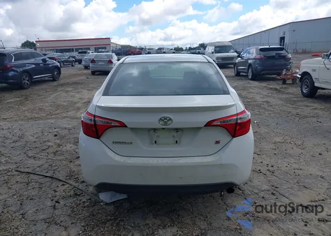2016 Toyota Corolla S Plus из США, поврежденный, VIN 2T1BURHE0GC603645